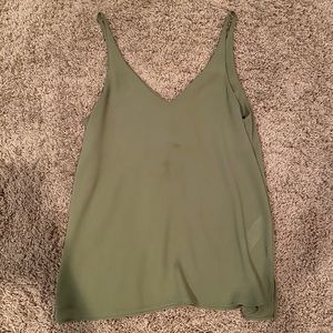Topshop Green tank top